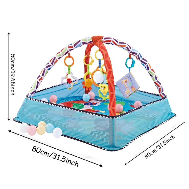 Tapete Educacional Multifuncional Cerca Crawling Blanket Tapete de Brincadeira Infantil Brinquedos Iluminados