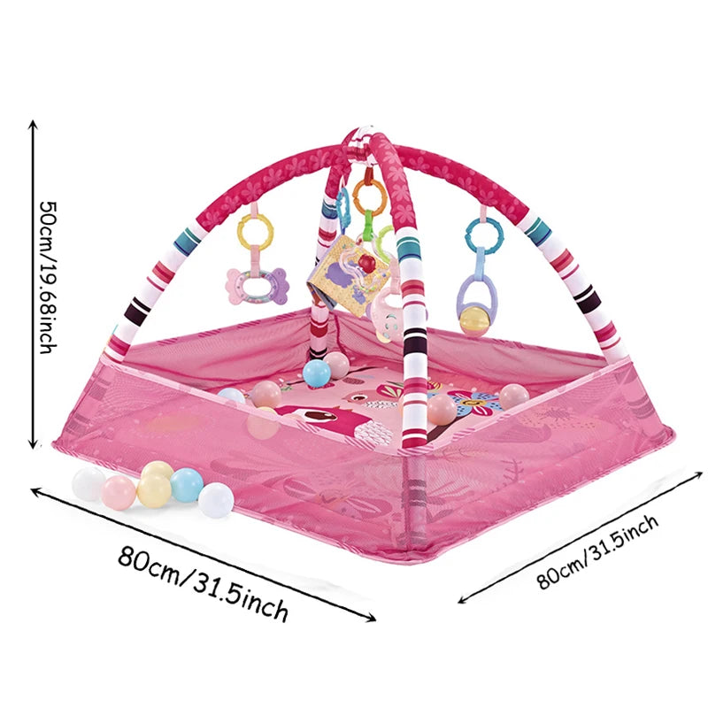 Tapete Educacional Multifuncional Cerca Crawling Blanket Tapete de Brincadeira Infantil Brinquedos Iluminados
