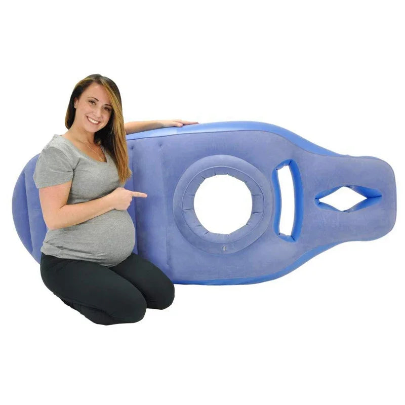 Travesseiro inflável para gravidas, tapete de yoga para mulheres grávidas, colchão inflável para gravidez, cama de corpo, travesseiro para dormir
